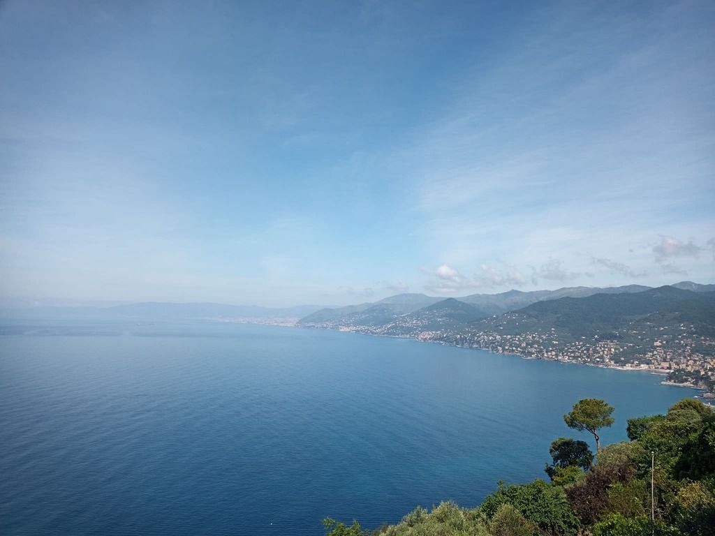 Costa rocciosa del Parco di Portofino.